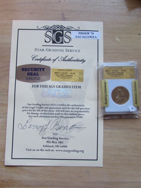COIN COLLECTION WITH GRADING CERTIFICATES