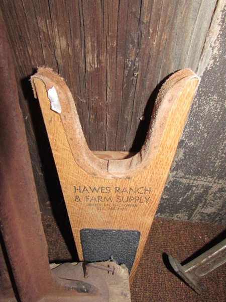 BRANDING IRONS, COBBLERS SHOE FORMS
