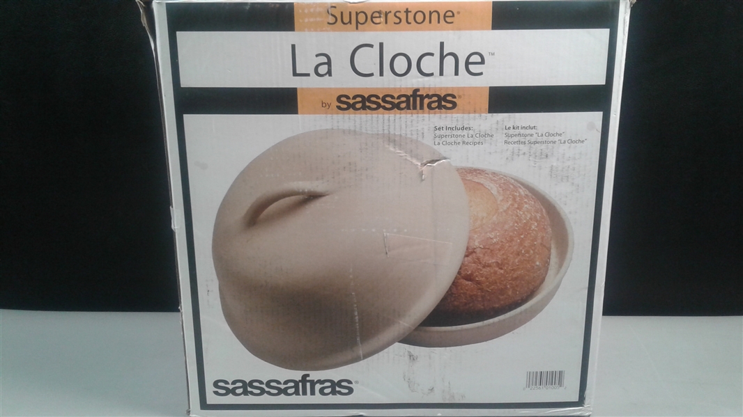 Sassafras Superstone Stoneware La Cloche Bread Baker