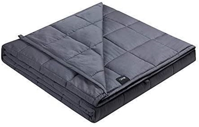 ZonLi Cooling Weighted Blanket 15 lbs(60x80, Queen Size, Grey)