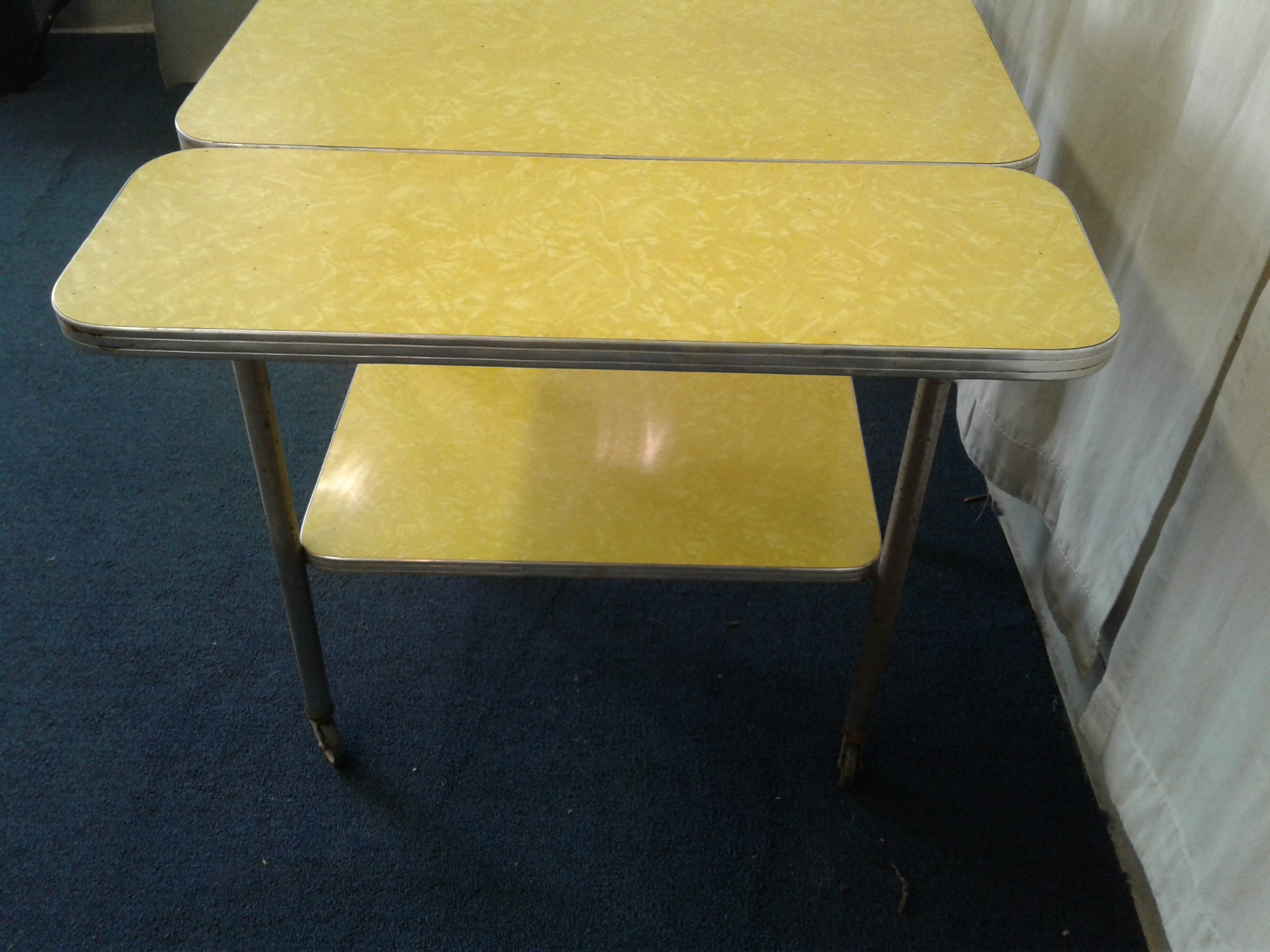 vintage yellow formica kitchen table