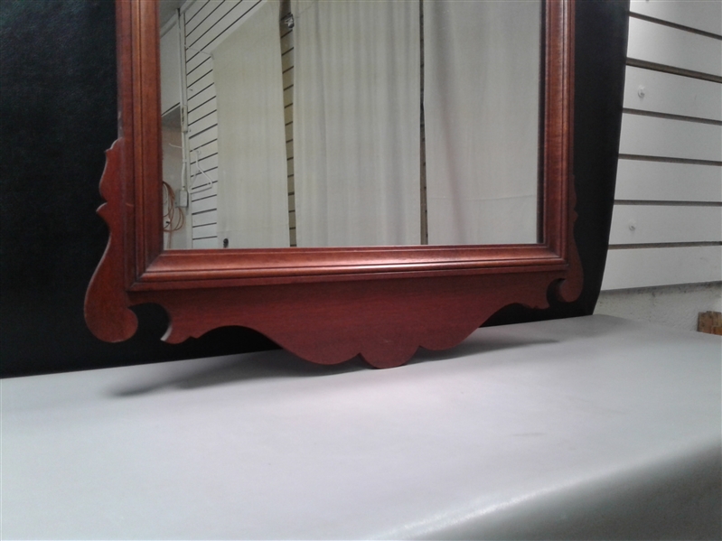 Carved Mahogany Mirror