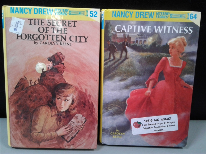 8 Nancy Drew Hardback Books