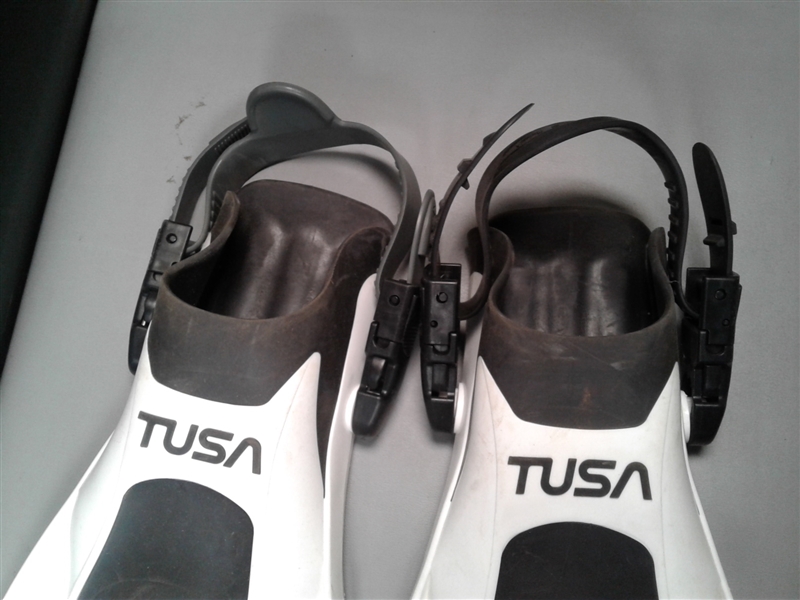 Tusa Imprex Swim Flippers, Tempered Glass Diving Mask & Snorkel