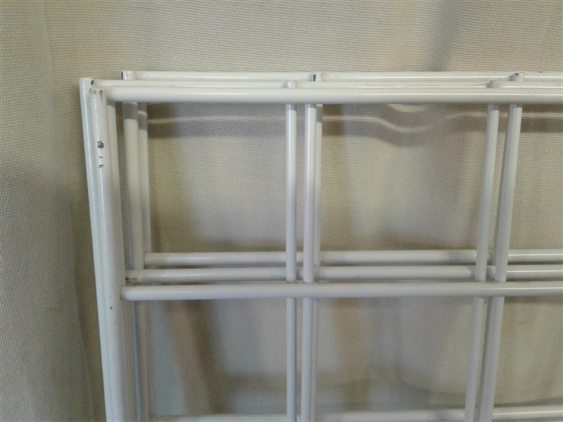 Three Wall Mount Wire Grid Panels