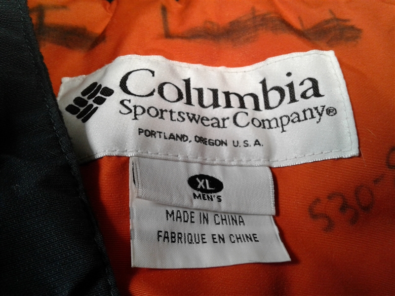 Men's XL Columbia Jacket
