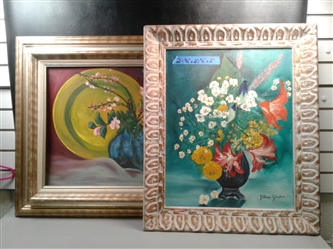 Pair of Original Oil Paintings by Lillian Spindler