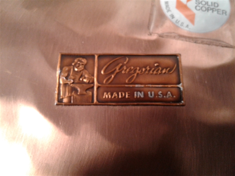 Gregorian Copper Tray