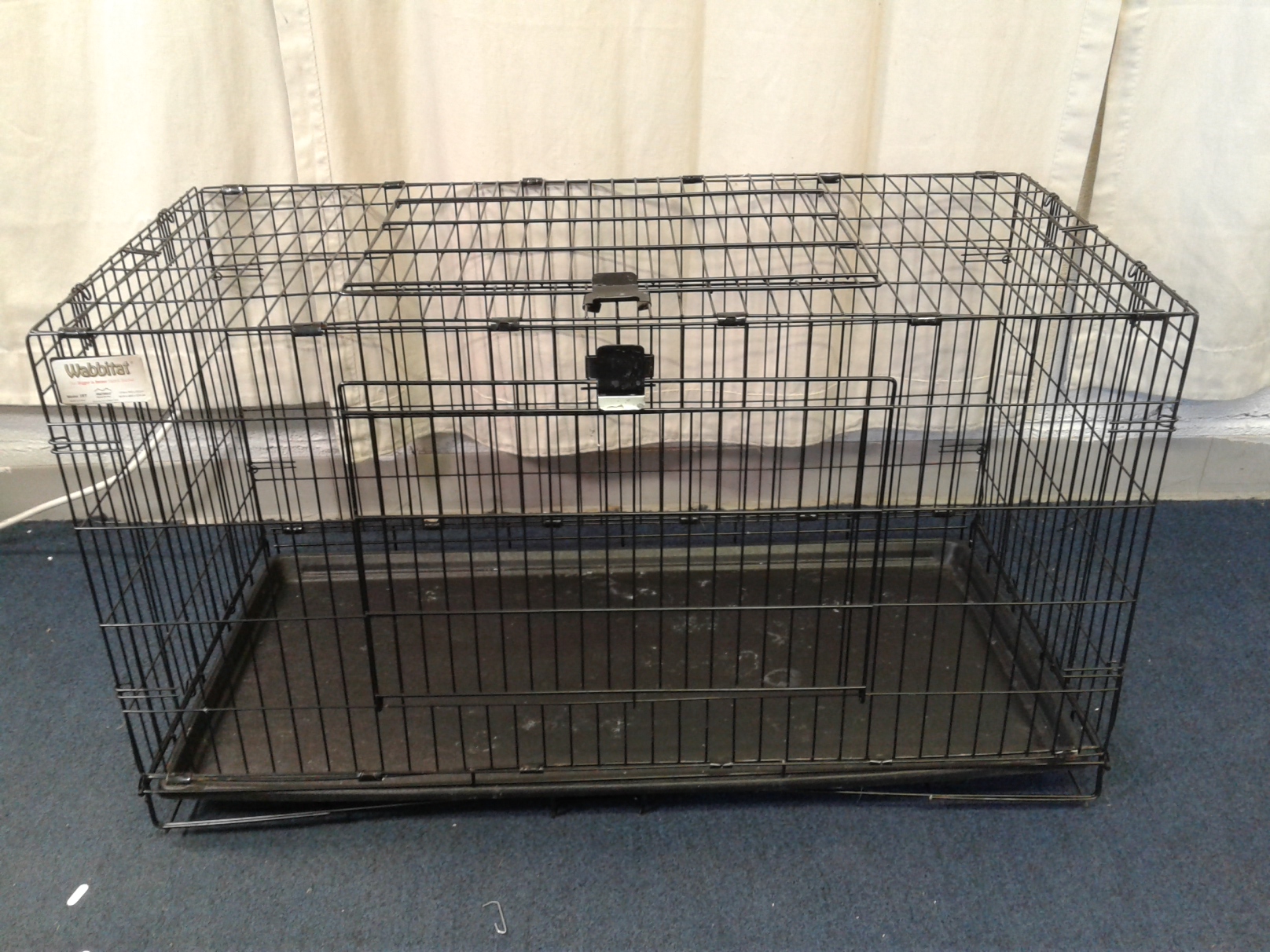 Lot Detail Midwest Wabbitat Folding Rabbit Cage