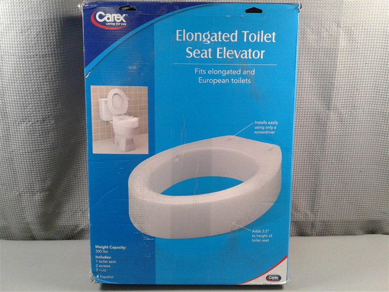 Carex Toilet Seat Riser 3.5