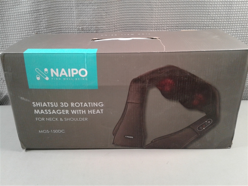 Naipo Shiatsu Back and Neck Massager with Heat