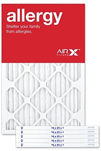 AIRX Mervyn 11 Allergy 16 x 25 x 1 Filter 6 Pack