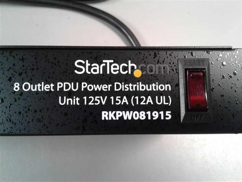 StarTech.com 8 Outlet PDU Power Distribution Unit