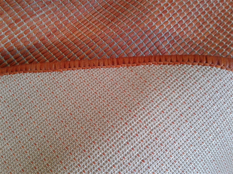 Nourison Positano Flat-Weave Indoor/Outdoor Terracotta 6' Round Area Rug 