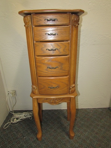 SMALL JEWELRY ARMOIRE