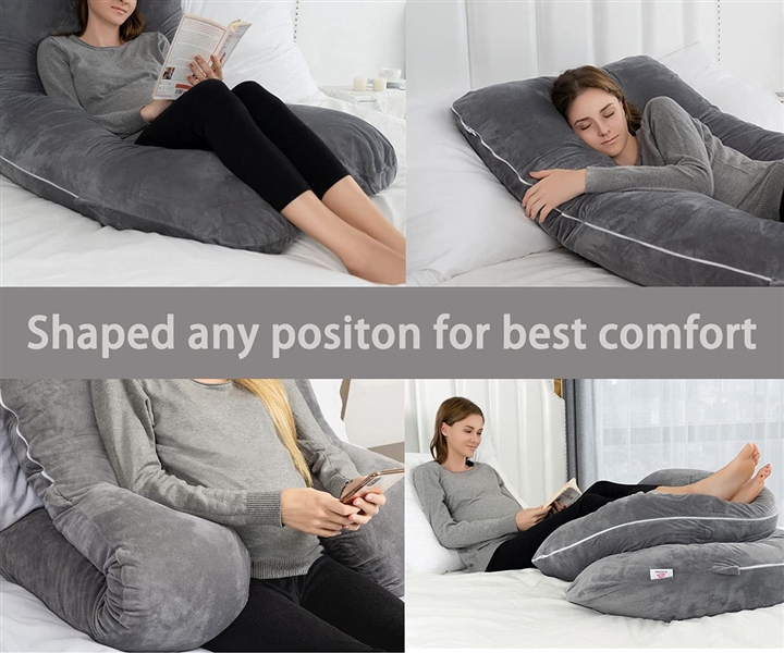  QUEEN ROSE Pregnancy Pillows ,U Shaped Full Body Maternity Pillow