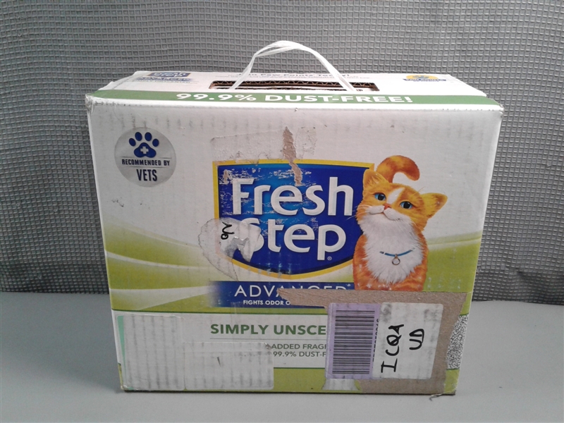  Fresh Step Advanced Simply Unscented Clumping Cat Litter - 18.5 Pounds