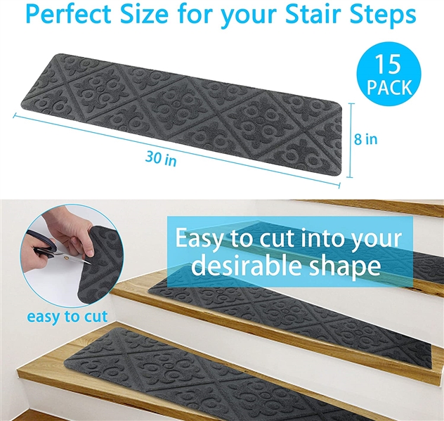 Finehous Non Slip Carpet Stair Treads
