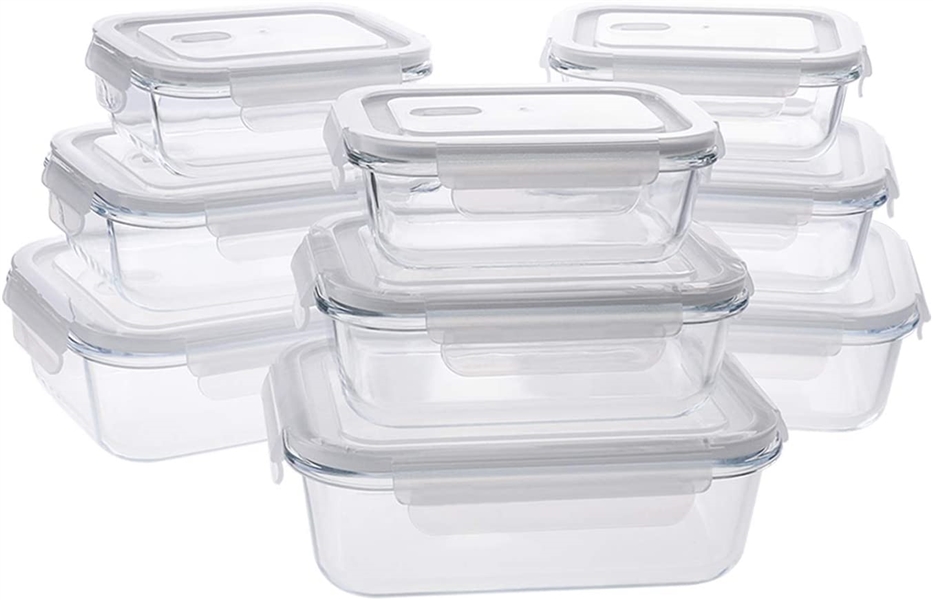 Glass Food Storage Containers 18-Pieces with Lids