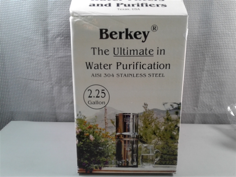 Big Berkey Gravity-Fed Water Filter with 2 Black Berkey Purification Elements