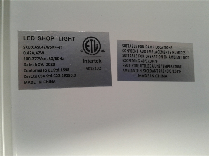 4 FT. LED Shoplight