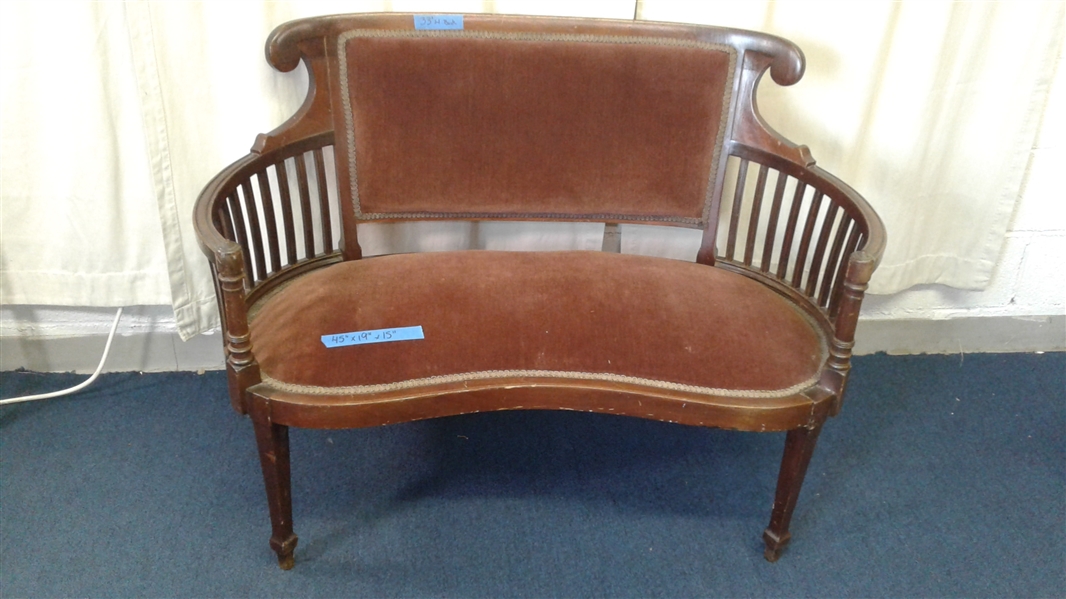 Antique Love Seat Circa 1800's