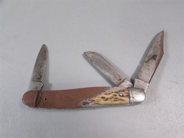 Vintage Pocket Knife Collection- Cattaraugus, Wards, Henry Sears & Sons 