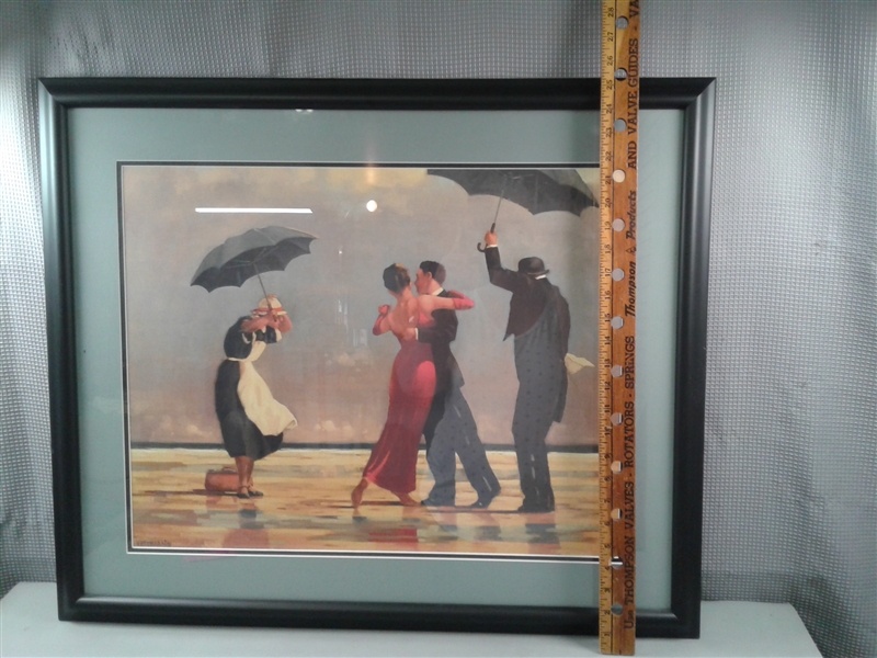 Framed Vettriano Picture The Singing Butler