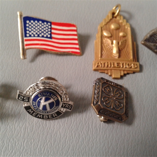 USMC Ring & Pin, & Other Pins and Items