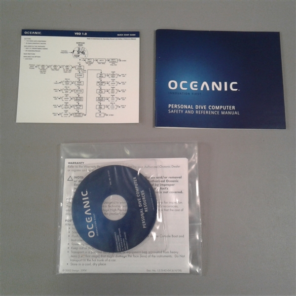 Oceanic Veo Series 1.0 Personal Dive Computer Watch