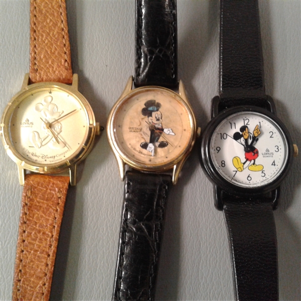 Seiko & Lorus Mickey Mouse Watches