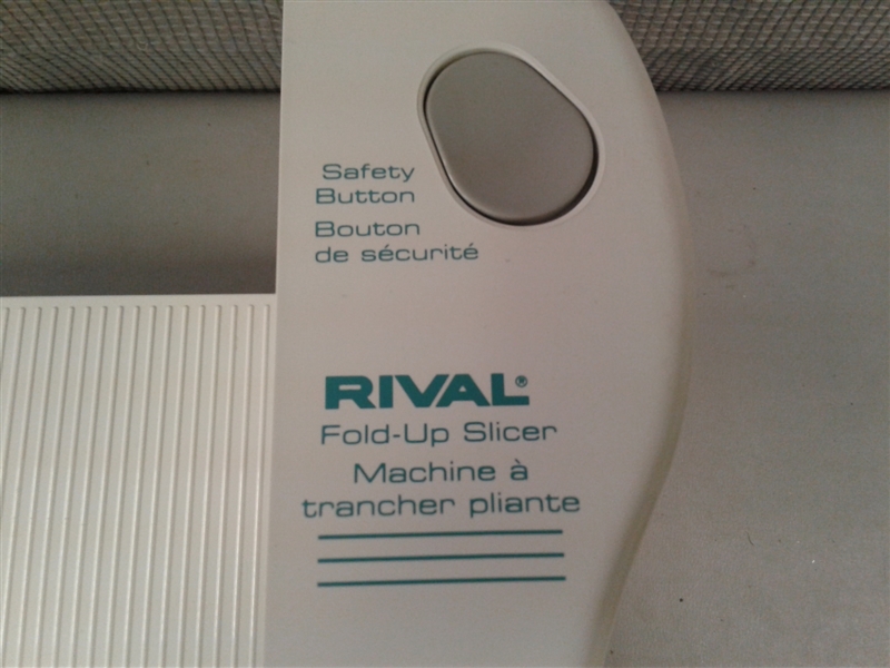 Rival Fold-Up Electric Food Slicer 