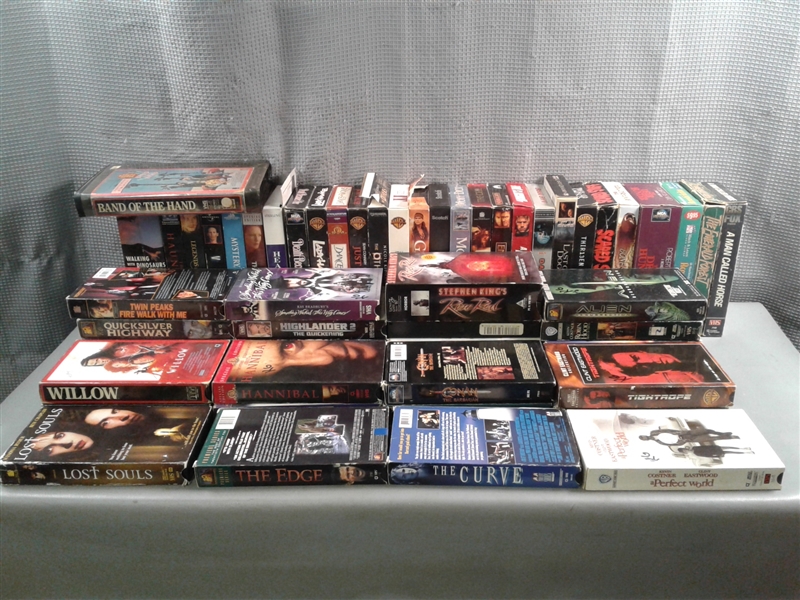 Large Lot of VHS Tapes Over 70!