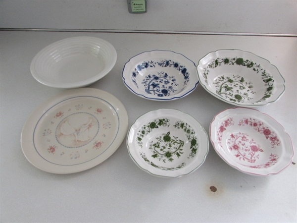 CUPBOARD CONTENTS - CUPS, BOWLS, PLATES