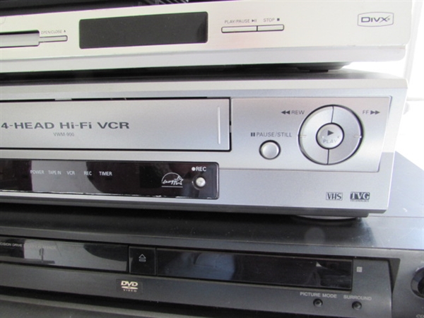 DVD PLAYERS, VCRs & MOVIES