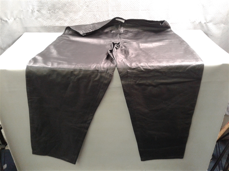 Women's Avenue Genuine Leather Pants Size 22