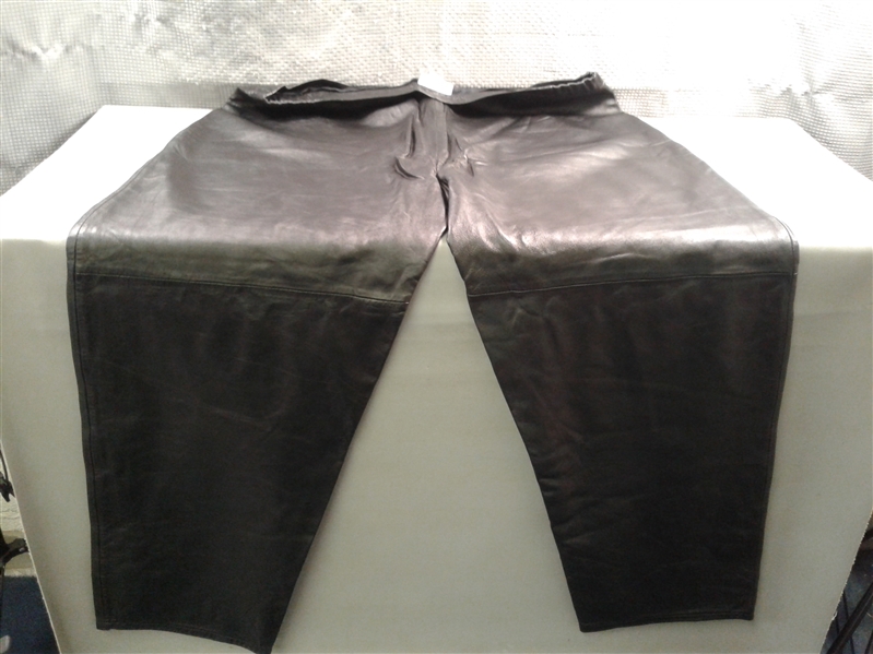 Women's Avenue Genuine Leather Pants Size 22