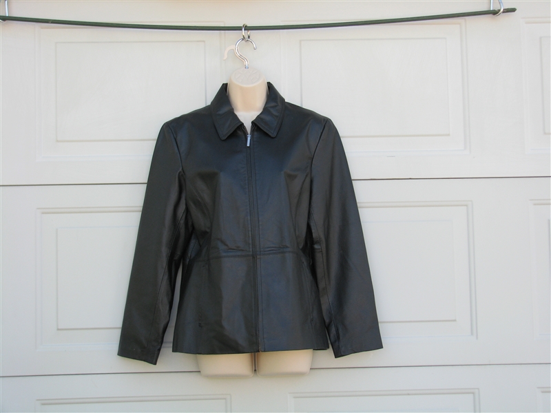 Worthington Genuine Leather Jacket Size Medium