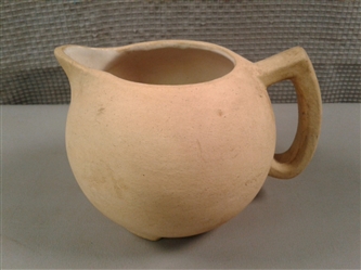 Vintage Ransburg Stoneware Pottery Creamer/Small Pitcher