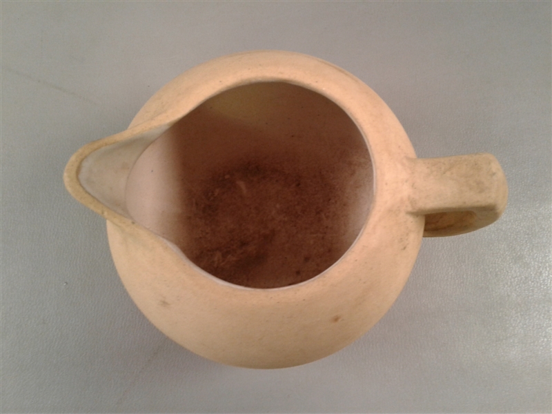 Vintage Ransburg Stoneware Pottery Creamer/Small Pitcher