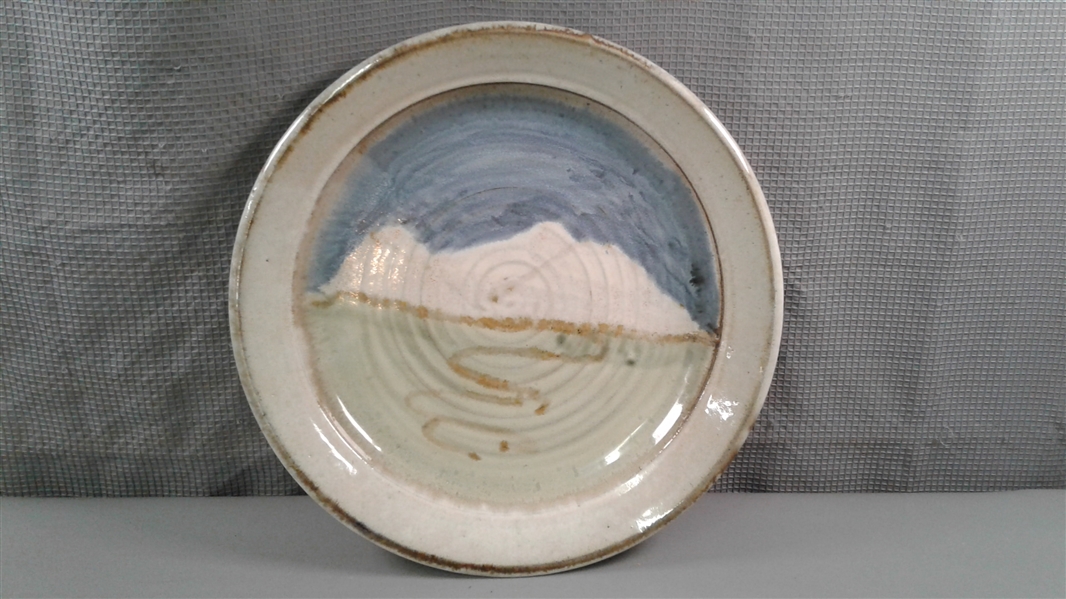 15 Handmade Stoneware Pottery Platter 