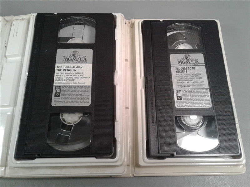 Collection of Vintage Kids VHS Cassettes