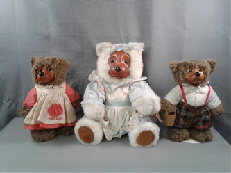 Collection of Numbered Robert Raikes Collectible Bears