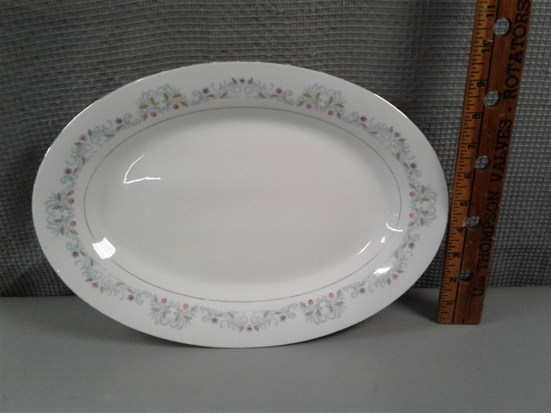 Crown Ming Fine China 14 Oval Platter