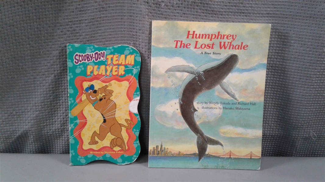 16 Children's Books-Scooby-Doo, Thomas Train, Animals, Many Scholastic, etc