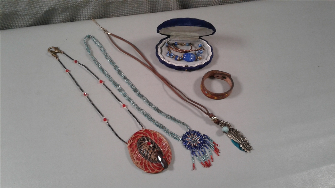 Handmade Jewelry- Handblown Glass, Native American, etc