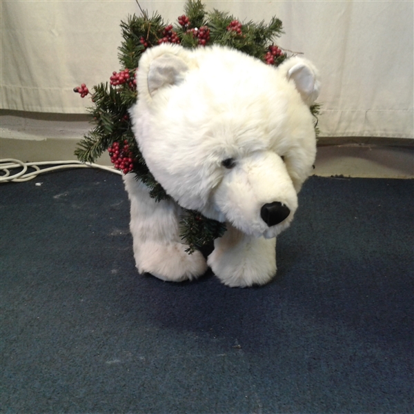 Large Christmas Bear -Ditz Designs by The Hen House