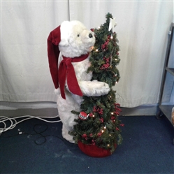 Large Standing Christmas Bear -Ditz Designs by The Hen House