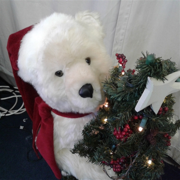 Large Standing Christmas Bear -Ditz Designs by The Hen House