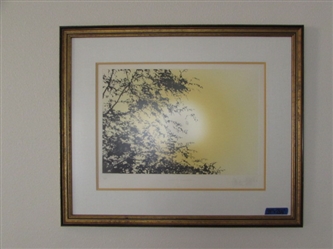 Framed, Signed, and Numbered "Cindys Sunrise"